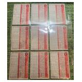 1958 Topps Baseball All-Star Lot Robinson, Musial, Mathews