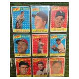 1958 Topps Baseball All-Star Lot  Willie Mays, Spahn, Williams and more