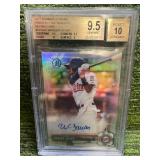 2017 Bowman Chrome Refractor Auto Wander Javier BGS 9.5/10