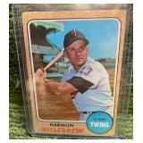 1968 Topps Harmon Killebrew p-vg crease