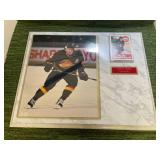 Pavel Bure collectors Plaque with photo and card