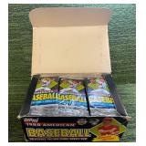1988 Topps American Baseball Collectors box of packs