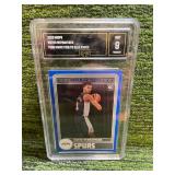 2023 Hoops Blue Variation Victor Wembanyama Rookie Card GMA Graded 9