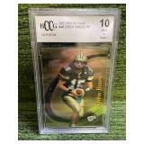 2001 Press Pass Drew Brees Graded Beckett BCCG 10