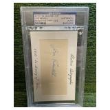 2010 "In Memory Of"  Joe Sewell Authentic Auto PSA/DNA