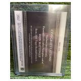 2011 Topps Leather Nameplate Don Mattingly