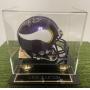 Chris Carter autographed mini helmet