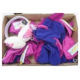 NEW Kids Mittens (9 bundles of 3) & Unicorn Ear Muffs