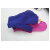 NEW Kids Mittens (9 bundles of 3) & Unicorn Ear Muffs