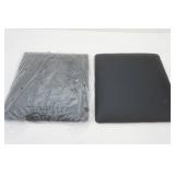 NEW (2ct) PU Black Leather Replacement Seats for Chairs-Padded