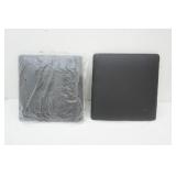 NEW (2ct) PU Black Leather Replacement Seats for Chairs-Padded