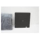 NEW (2ct) PU Black Leather Replacement Seats for Chairs-Padded
