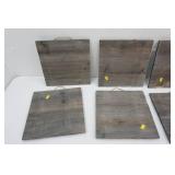 NEW (9ct) 10x10" Wooden Wall Hangings