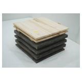 NEW (9ct) 10x10" Wooden Wall Hangings
