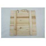NEW (10ct) 10x10" Wooden Wall Hangings