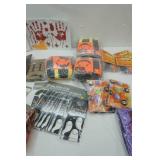 NEW Halloween Party Decor, Costume, Flags, Window Hangings, Felt Treat Bags, Reversible Door Signs and more