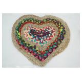 NEW (2ct) Braided Hearts 17"x15"
