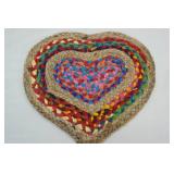 NEW (2ct) Braided Hearts 17"x15"