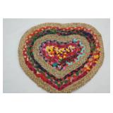 NEW (2ct) Braided Hearts 17"x15"