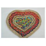 NEW (2ct) Braided Hearts 17"x15"