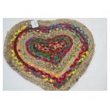 NEW (2ct) Braided Hearts 17"x15"