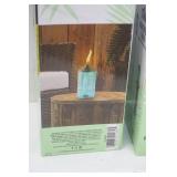 NEW (2ct) Convertible Tiki Torches (glass with metal poles)