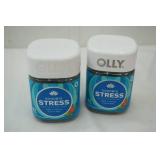 (2ct) Olly Goodbye Stress (42ct each) Dietary Supplement