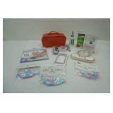 Health & Beauty Lot: PU Leather Makeup Bag