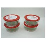 NEW (4ct) Pyrex Bowls with Lids (7 cup capacity)