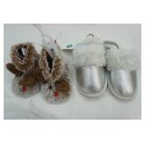 4 Pair of Little Kid & Toddler Slippers