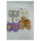 4 Pair of Joe Boxer Big Kid Slippers