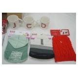 (3ct) Pet Sweaters, Mugs, Gift Card Boxes, Poinsettia Nativity LED Decor