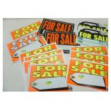 For Sale Signs (approx. 15ct)