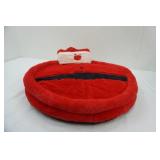 Santa Claus Memory Foam Pet Bed 24" diameter