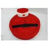 Santa Claus Memory Foam Pet Bed 24" diameter