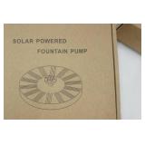 Solar Powered Fountain Pump