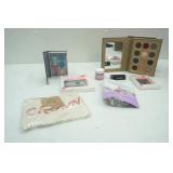 (2ct) Storybook Cosmetics Sets, Blink Lashes, Lip Scrub, Silicone Sponge, Makeup Bag, Covergirl Lipstick
