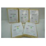 Linen Textured Sheer Curtains (5 packages w/2 each)