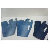 (3ct) Cat & Jack Girls Leggings & (1ct) Jeans Size 16 Plus & 14 Plus