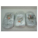 Clear Plastic Thank You Bags w/Gold Writing