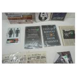 Metal Signs (Restroom) and Other Decor