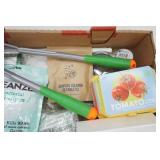Variety Lot: Tomato Growing Kits, Hand Cultivators, Blue Light Filtering Glasses, Antibacterial Wipes