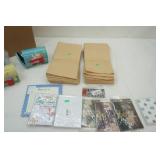Case of Metal Easter Mailboxes and Paper Supplies