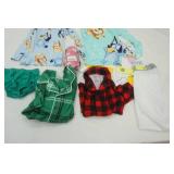 5T Bluey Pajama Tops, Soccer Shin Guards and Other Kids Cloths