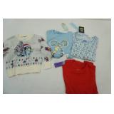 12M Bluey Sweater & Other Kids Clothes NEW