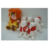 Stuffed Animals (Lion & Polar Bears)