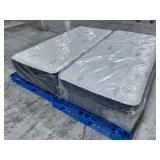 Kingsdown Plush 16" Euro Top Spilt King Mattress Set - MSRP $4,338.00 - No Reserve!