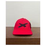 NEW - Ski Doo Flex Fit Cap S/M -  Brick Red - MSRP $32.99