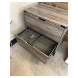 NEW - Walker Edison Modern Industrial 2-Drawer File Cabinet - MSRP $299