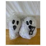 (2) Hanging Ghosts Halloween Decor